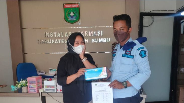 WBP Lapas Batulicin Disuplai Obat-Obatan Dari Pemkab Tanbu
