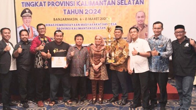 Terbaik se-Kalsel, Posyantek Giri Mulya Raih Juara I Inovasi TTG Tingkat Kalsel